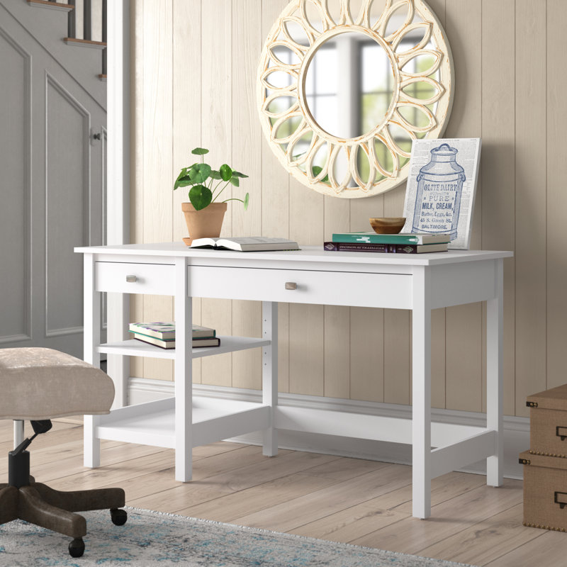 Katia Computer Desk, Pure White