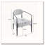 Fauteuil d'appoint moderne rembourré-1209165946