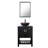 24'' Narrow Depth Single Bathroom Vanity Set with Mirror-52443436