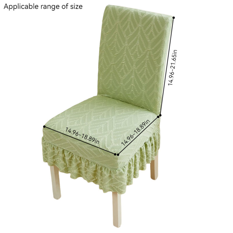 Housse pour chaise de salle à manger en polyester