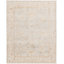 Rectangle Solid Color Hand-Knotted Wool/Cotton Area Rug in Beige