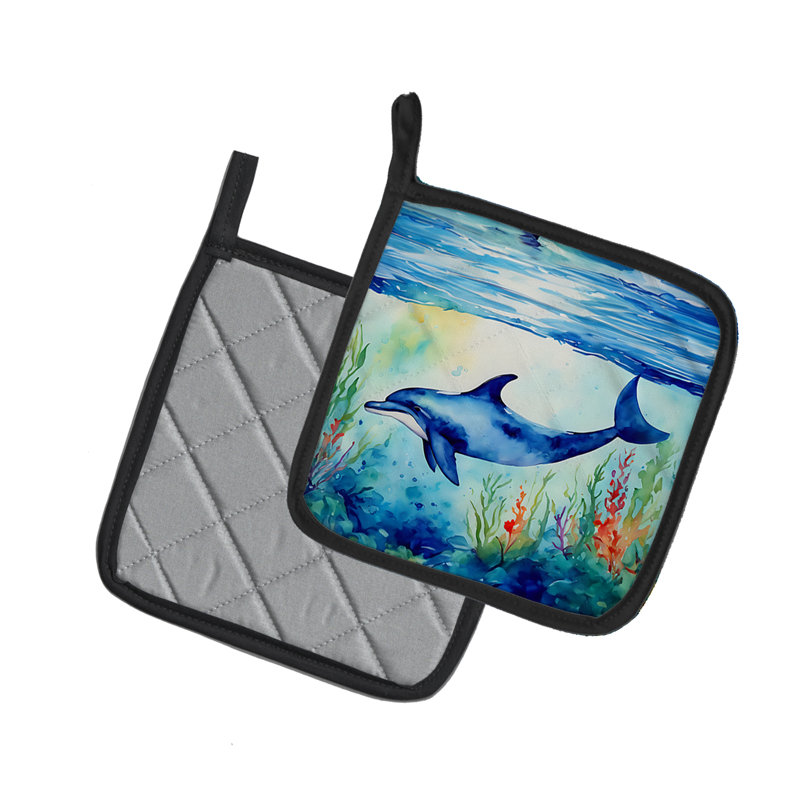 Caroline's Treasures Nautical Collection Polyester Potholder Set