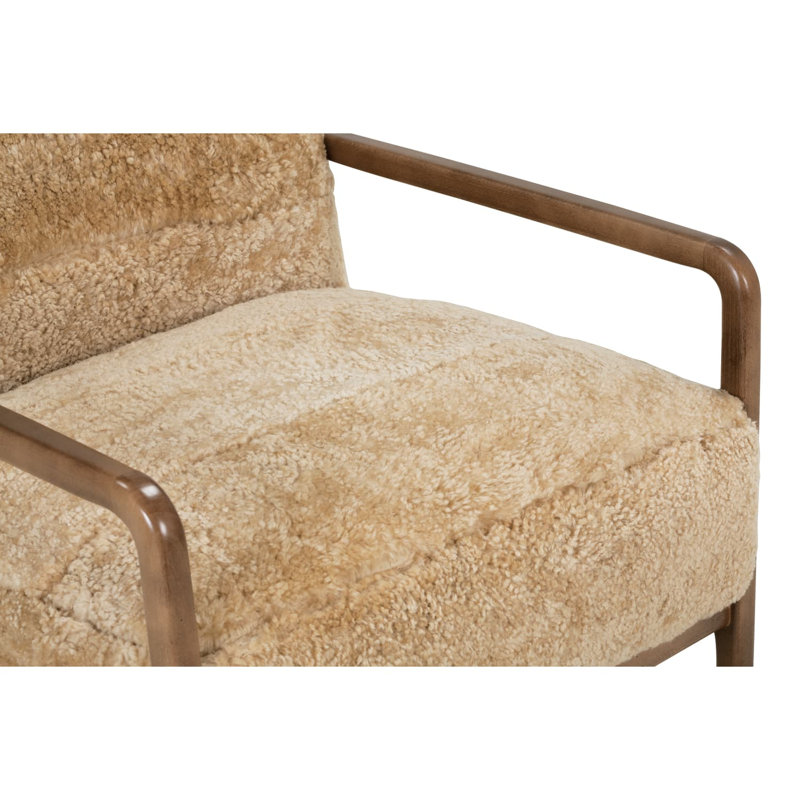 Chaise avec poils et poils