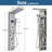44.88'' Shower Panel with Fixed Shower Head