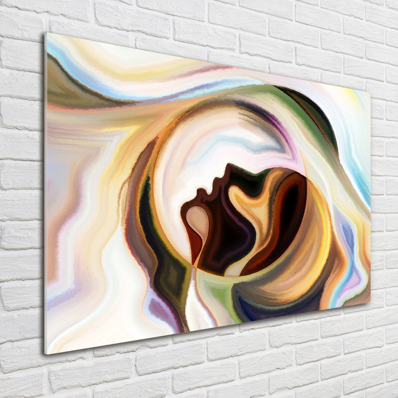 Abstraction - No Frame Print on Glass
