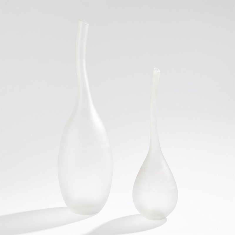 Curvature Bottle, White, 24.25" H x 7" W x 7" D
