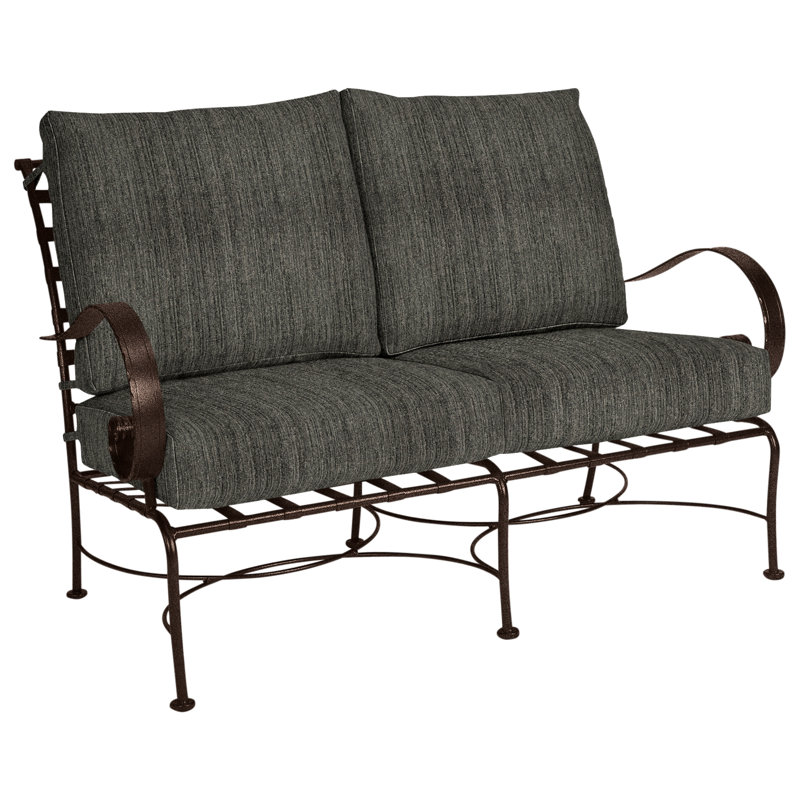 Classico Outdoor 2 - Seat Loveseat, Copper Creek, Flagship Stone Sunbrella®