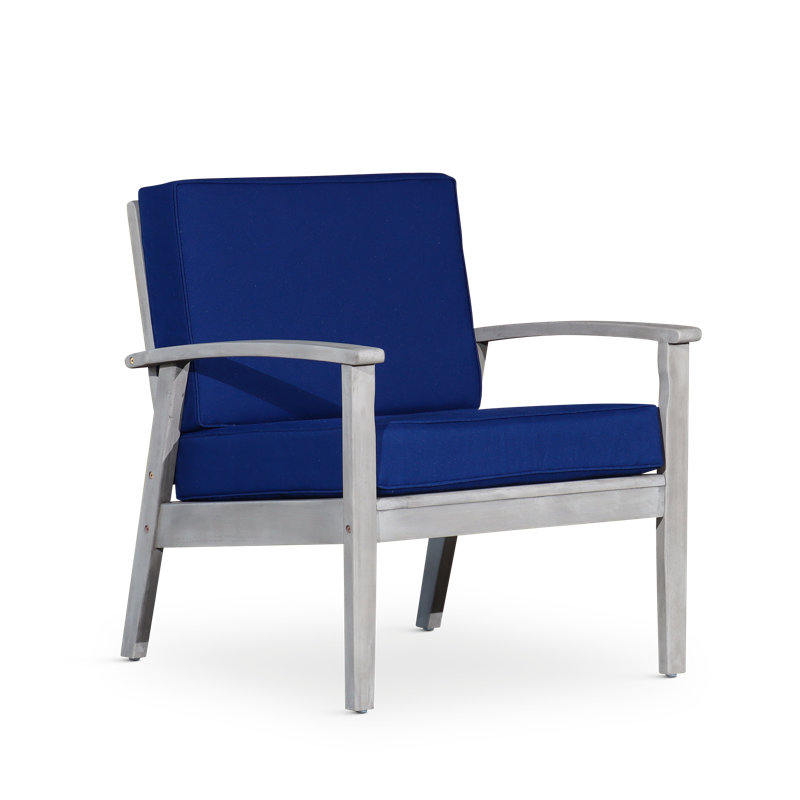 Chaise longue avec coussins moelleux Andrusia, Coussin bourgogne / finition gris argenté
