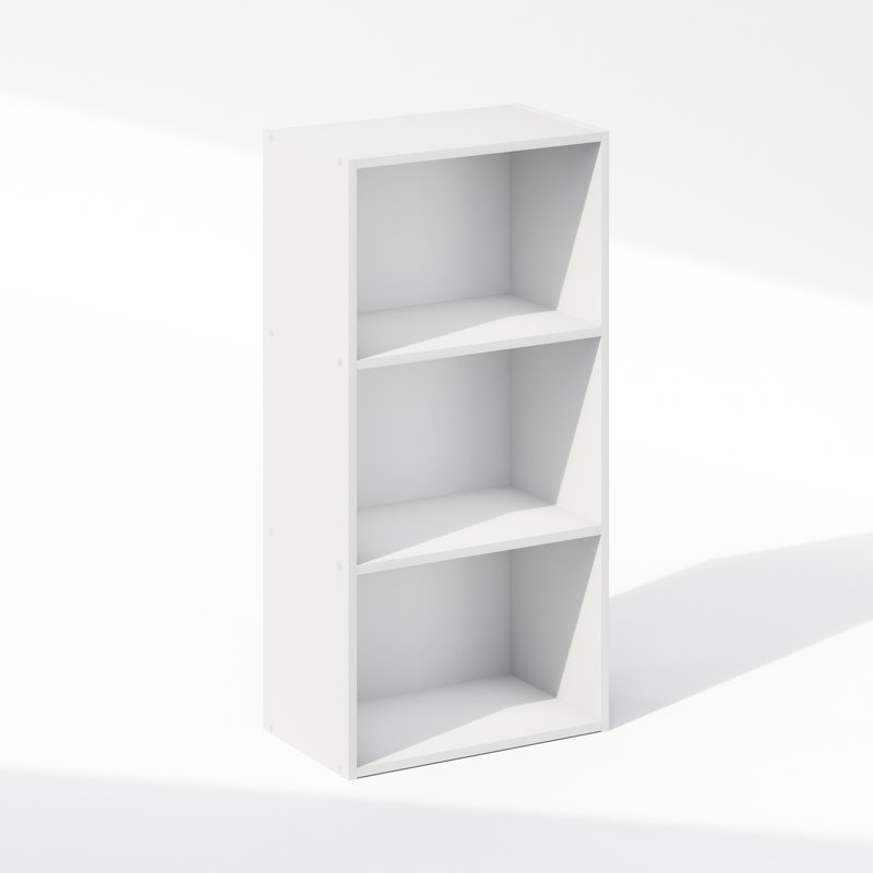 Rangement polyvalent à 3 niveaux Furinno Reed, (3 tablettes) H 31,41 po x l 15,55 po x P 9,3 po, Blanc