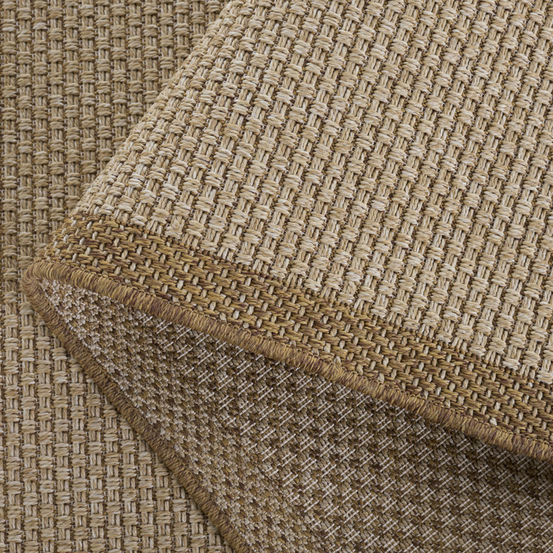 Tapis d'intérieur / extérieur en sisal Scheider, Rectangle 5 pi 3 po x 7 pi 6 po