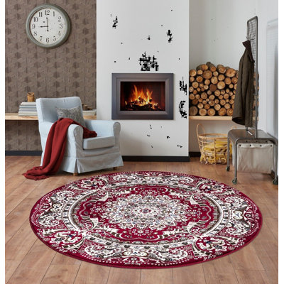 Round Durnin 120cm X 120cm Area Rug