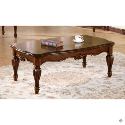 Rectangle Coffee Table With Turned Legs