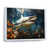 White Floater Framed