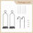 Set Of 2 Wall Candle Holder For Pillar Candles , Modern Metal Hurricane Lantern Decoration For Indoor Porch Fireplace Bathroom Living Room-669876830