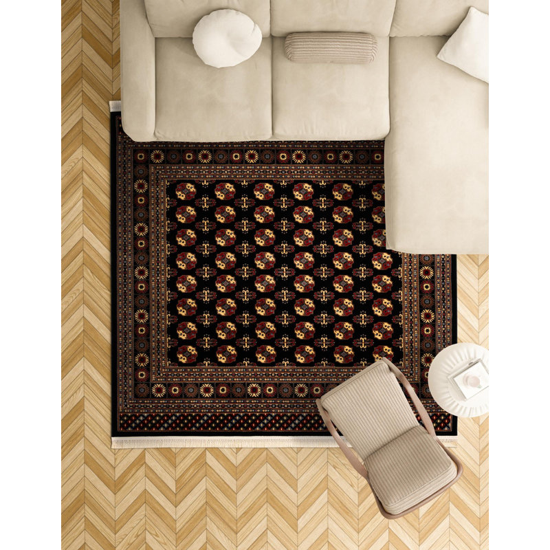  Balikh Tekke Rug, Square 10'