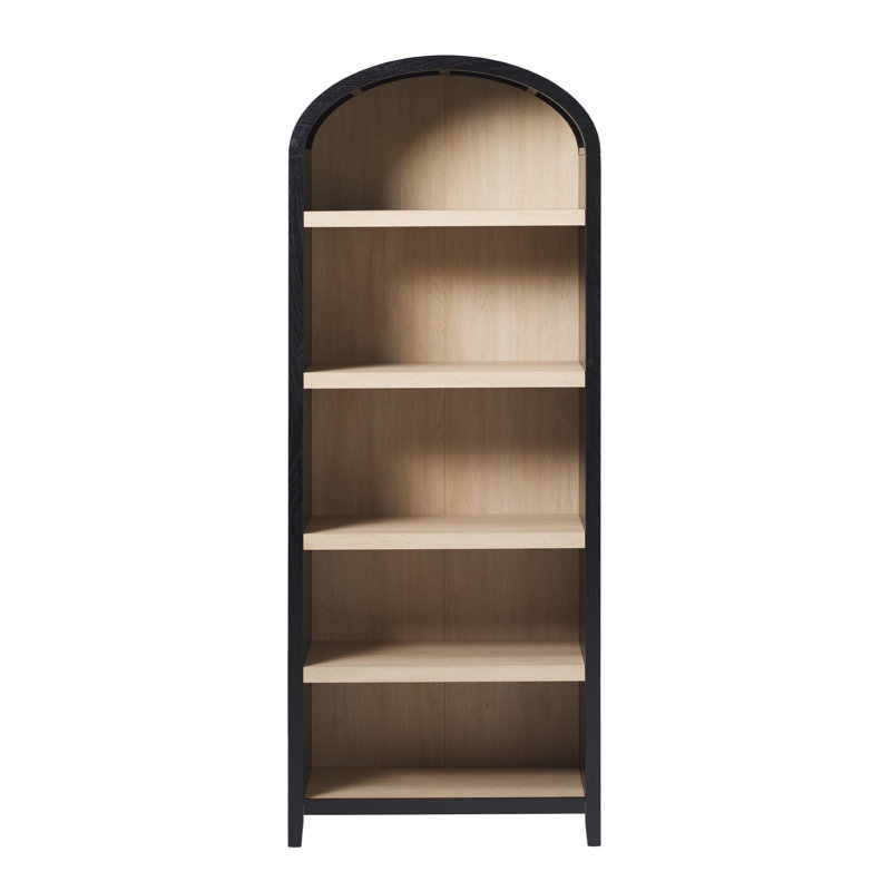 Sitarski Curved Arch 5-Shelf Bookcase