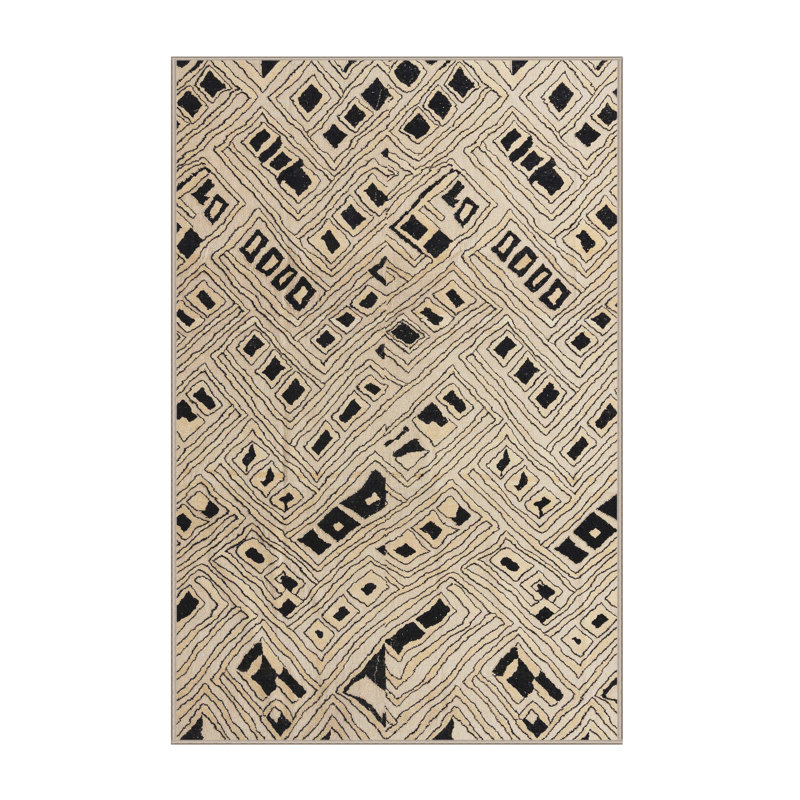 Tapis abstrait moderne 4750, Rectangle 7 pi x 9 pi