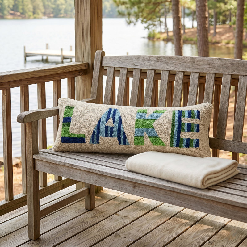 Coussin en laine Alexandrea