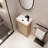 Peotone 18 " W Freestanding Standard 1 Single Vanity Bathroom Vanity With Ceramic Top