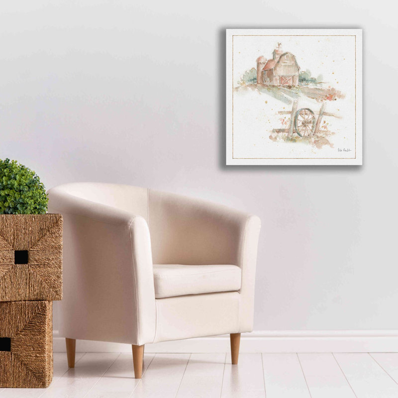 «Farm Friends XV» par Lisa Audit, art mural sur toile, H 26 po x l 26 po x P 1,5 po