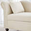 Chaise longue moderne en velours avec rangement dissimulé et design polyvalent