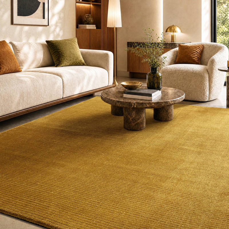 Battershall Rectangle Hand Tufted Dhurrie Area Rug, Rectangle 240 x 340cm