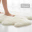Tapis à poils longs ivoire Burgett-2114017987