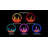 Litedeer LiteStar Black Electric Fireplace Insert - Reflective Amber Glass-93784674