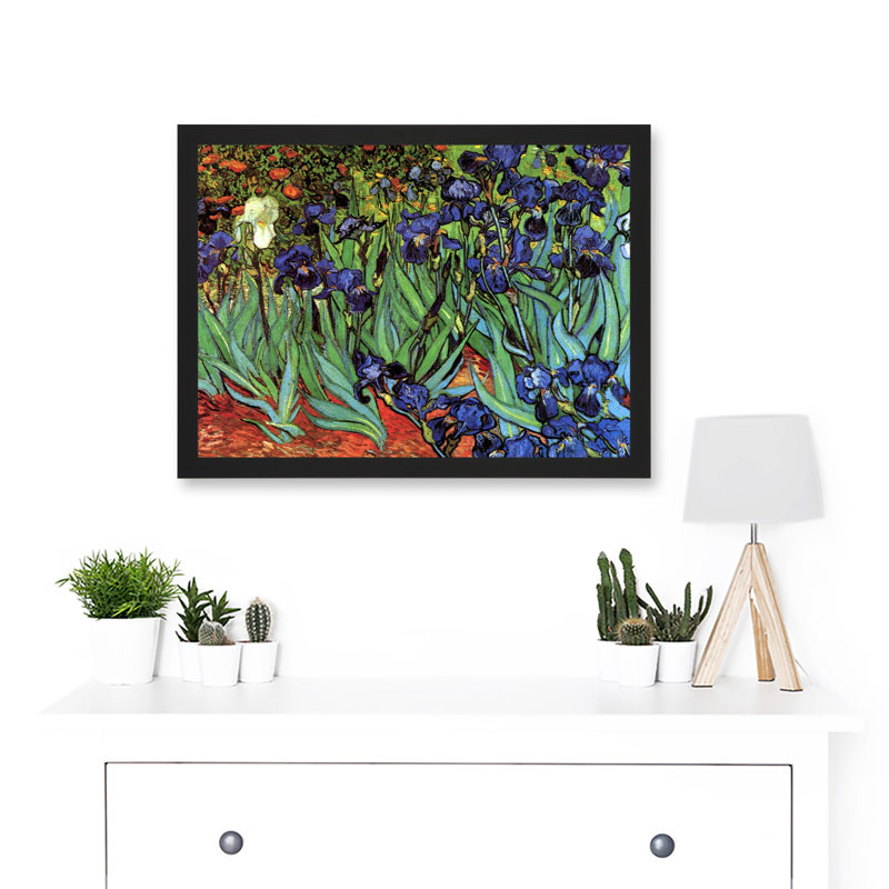 Irises by Vincent Van Gogh - Single Picture Frame Painting