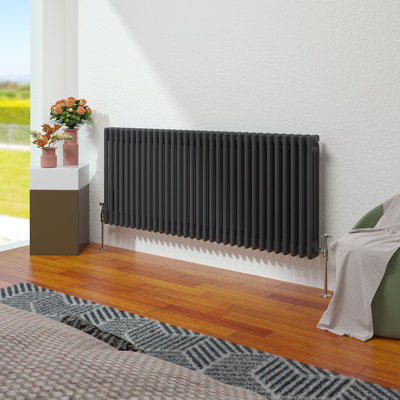 Vallie Horizontal Traditional Column Cast Iron Style Designer Radiator