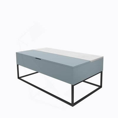 Table basse à plateau relevable