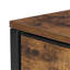 Armoire à café, armoire à café de style campagnard de 24 pouces avec rangement, table mobile avec roulettes et porte grillagée, buffet pour la cuisine, vestibule