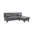 Canapé modulaire d'angle rembourré 88,6 po Sky-1732536104