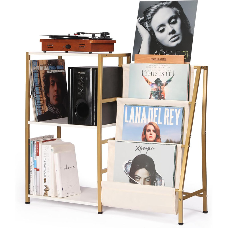 Rangement à 3 niveaux pour disque vinyle