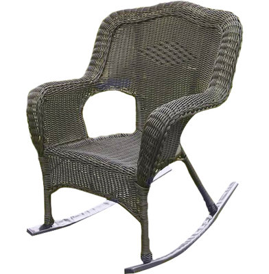 Outdoor Arved Rocking Wicker Chair by Lark Manor