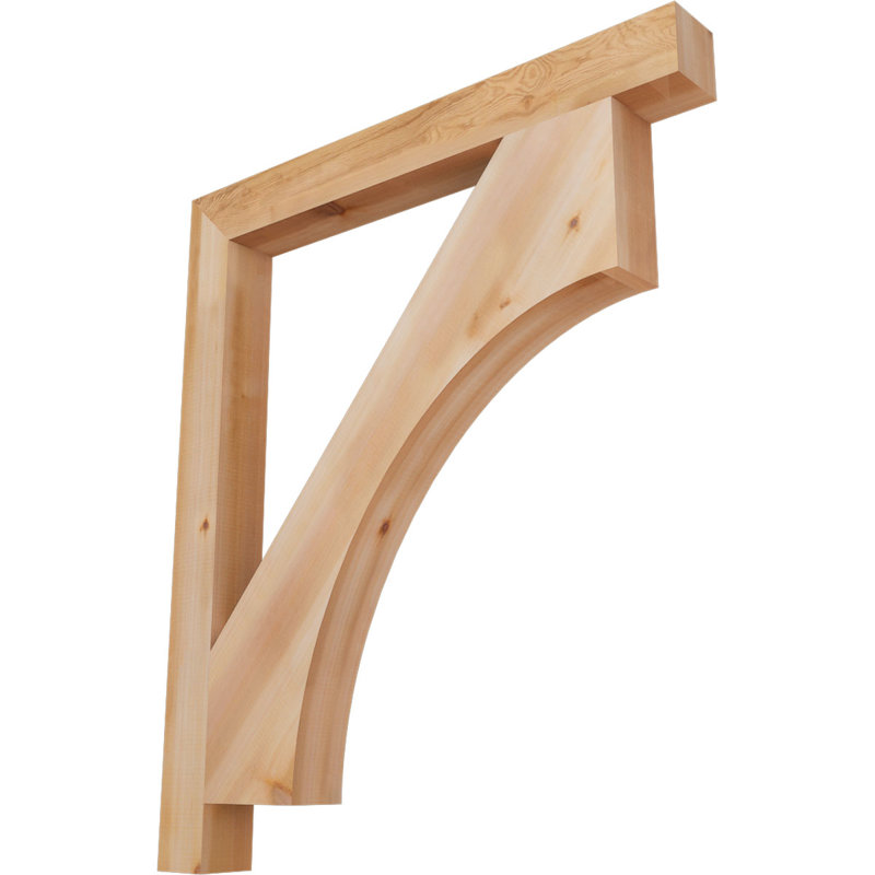 Support Westlake Block, Cèdre rouge de l'Ouest (lisse), H 44 po x l 3,5 po x P 38 po