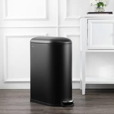 Kohler 2.5 gal. Slim Stainless Steel Wastebasket