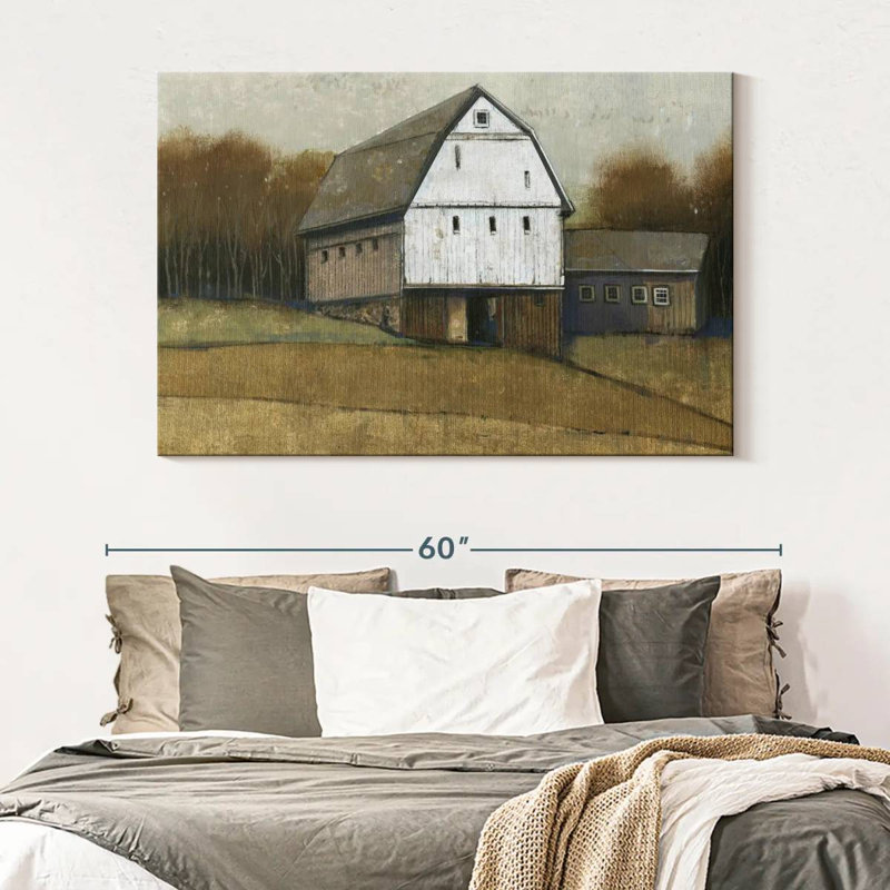 Lilie White Barn View I, 34" H x 51" W