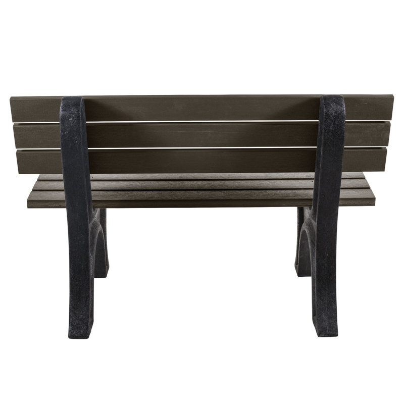 Swing Outdoor Bench, Weathered Acorn