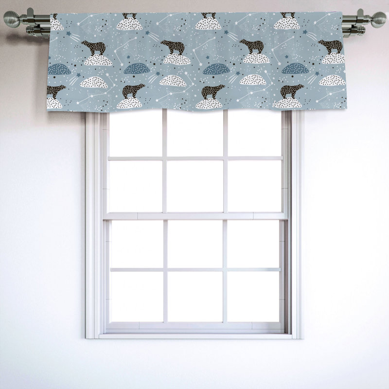 Sateen Ruffled Window Valance