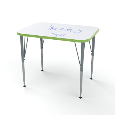 Versa Laminate Collaborative School Desk Activity Table with Height Adjustable Legs