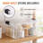 Latitude Run® Clear Storage Bins with Lids, 3 Pack- Plastic Storage Boxes for Home-151713667