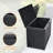 Waterproof Storage Deck Box Polypropylene Patio Lockable Organization Container Outdoor Side Table-105685984-105685983