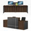 Bureau de réception moderne et minimaliste - Comptoir, bureau, salon et vente au détail-597908129