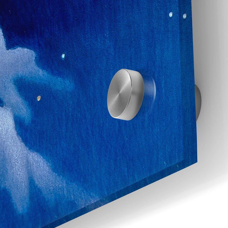 «Sainte nuit» par Joh Naito, art en verre acrylique Wal, H 36 po x l 24 po x P 0,2 po