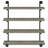 Modern Floating Shelves, Driftwood 4-Tier Wall Shelf-1231088546