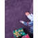 Biborka Hand Knotted Loom Wool Eco-Friendly Area Rugs - Purple Color, Plain Solid Design, High Pile Thick Handmade Anti Skid Area Rugs for Living Room, Bed Room