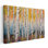 Birch Groove & Bloom - reproduction sur toile