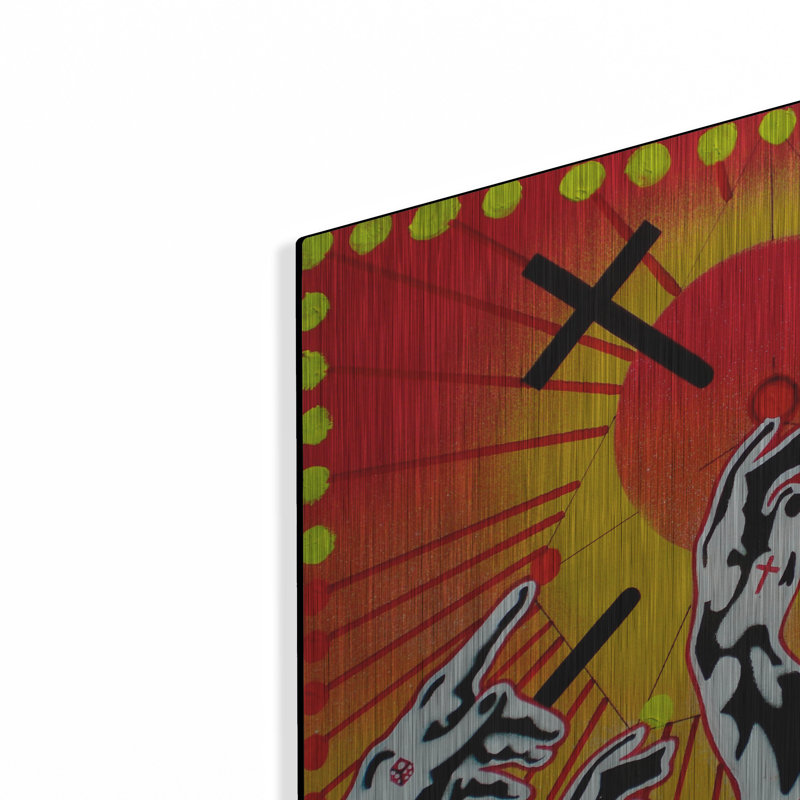 «Woration» par Abstract Graffiti, art mural, H 12 po x l 16 po