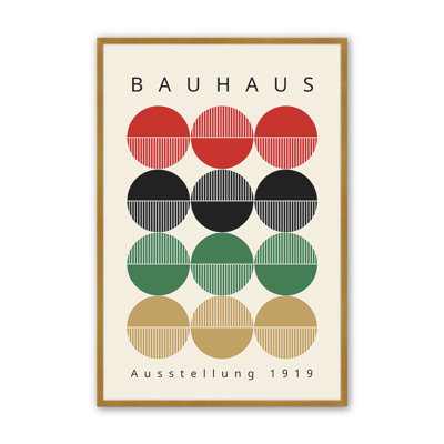 Cercles de Bauhaus rétro